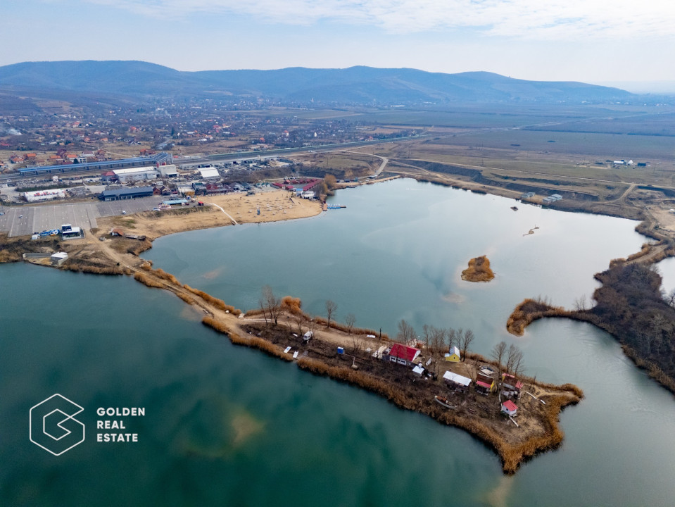 Litoralul vestului, 1000 mp, deschidere la lac, Ghioroc