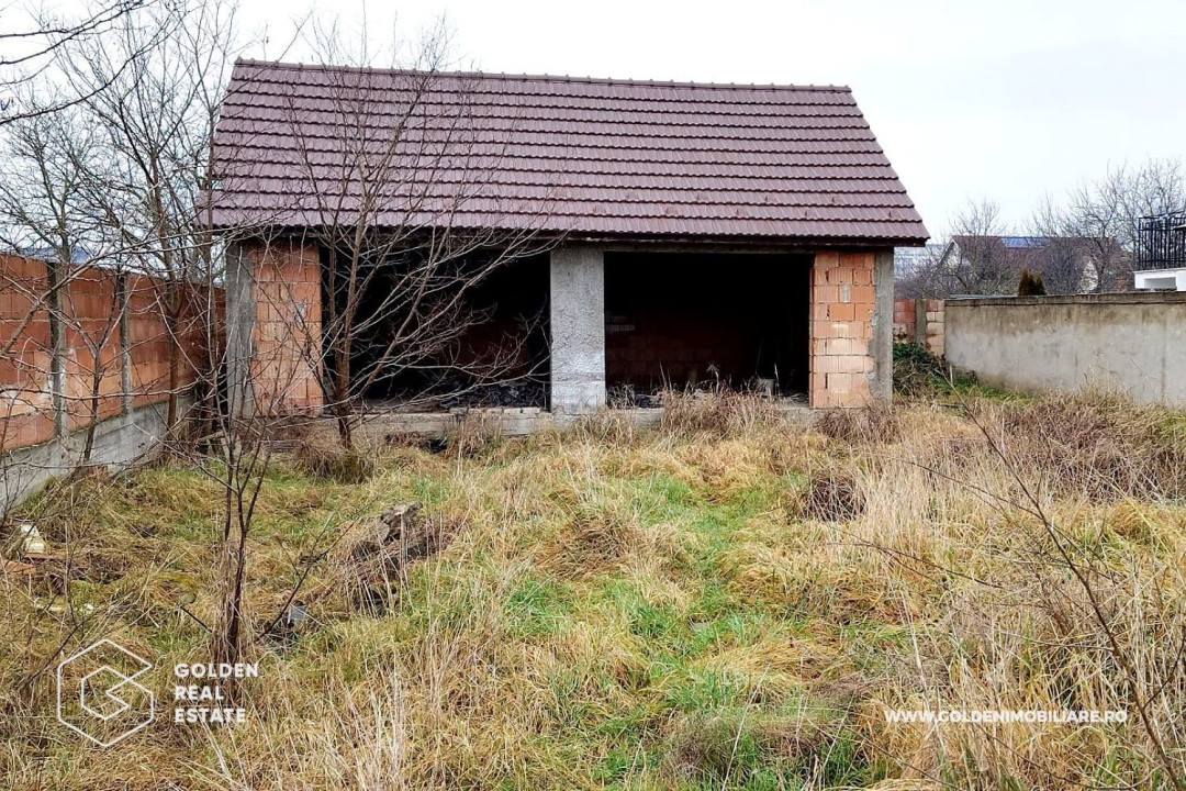 Teren intravilan cu construcție si proiect de casă in Micalaca