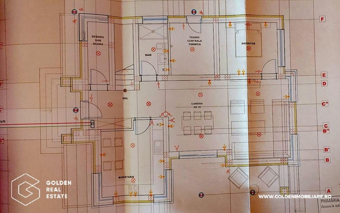 Casa la rosu cu design atractiv, Vladimirescu