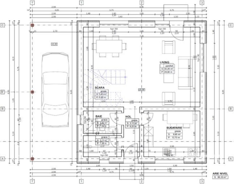 Casa/Vila CALYOPE P+E, 400 mp teren, Cartierul ATHENA, comision 0%