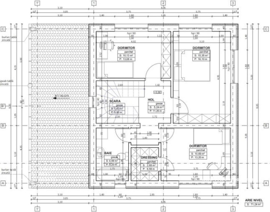 Casa/Vila CALYOPE P+E, 400 mp teren, Cartierul ATHENA, comision 0%