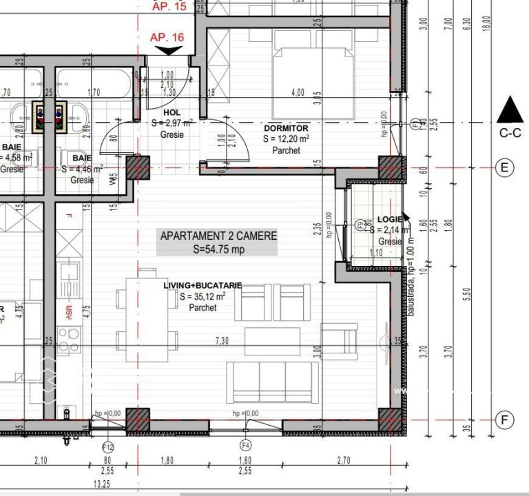 Apartament nou, 2 camere, Calea Torontalului-Comision  0%