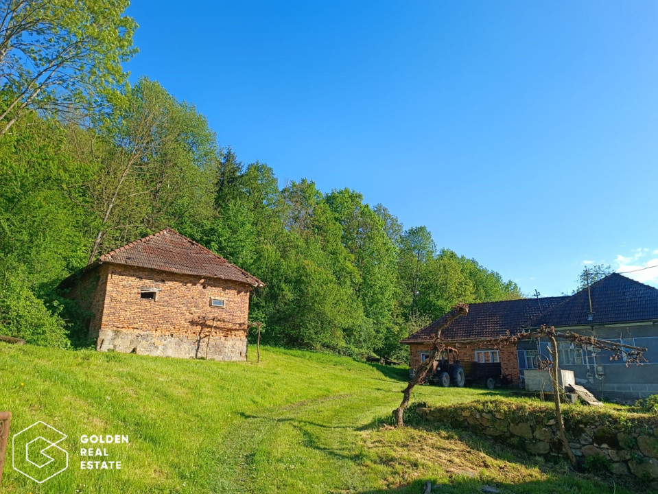 Casa de vacanta intr-o zona de vis, cu vedere la munte, sat Magulicea