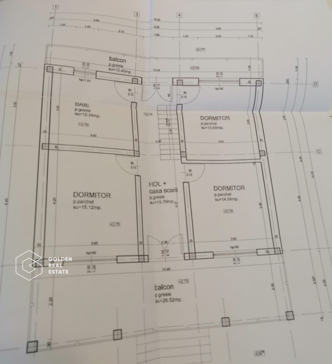 Teren 325 mp, cu constructie la rosu, comuna Zadareni