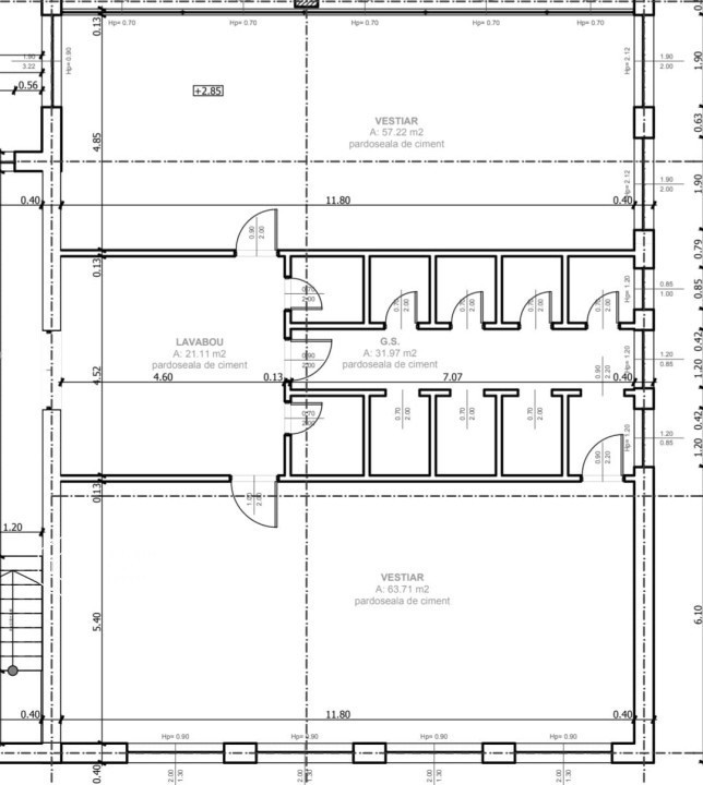 Spatiu ideal pentru sala de sport, birouri open space, etc