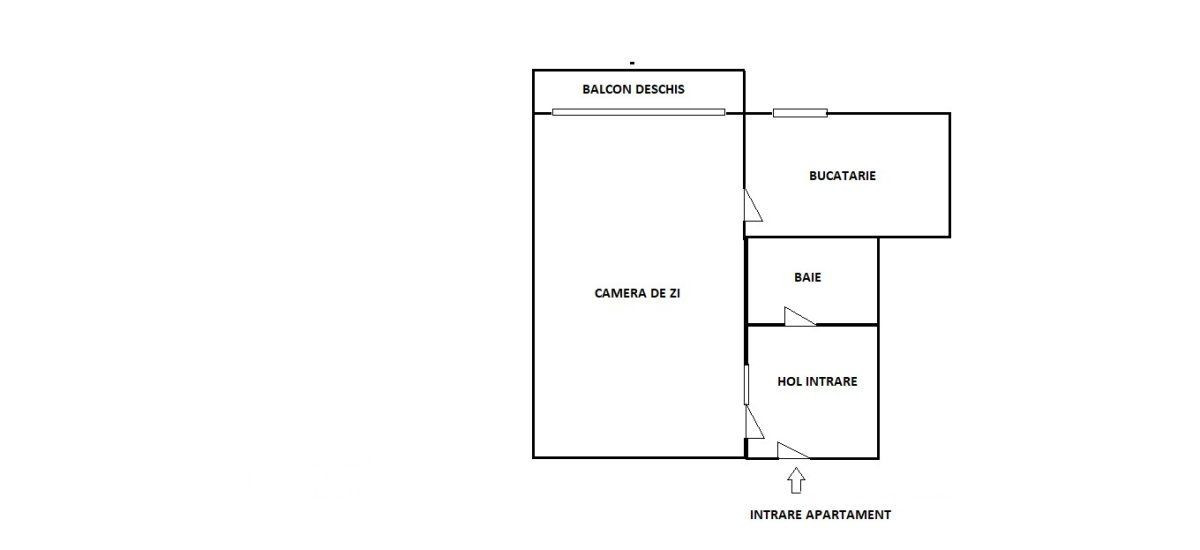 Apartament 1 camera in bloc nou,centrala termica,zona Micalaca